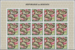 Thematik: Tiere-Schmetterlinge / Animals-butterflies: 1968, BURUNDI: Butterflies Complete Set Of 16 - Butterflies