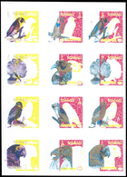 Thematik: Tiere-Vögel / Animals-birds: 1972, Manama: BIRDS - 1 Item; Collective Single Die Proof For - Sonstige & Ohne Zuordnung