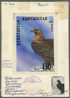 Thematik: Tiere-Vögel / Animals-birds: 1995, Kyrgyzstan. 130 T Eagle/Steinadler (aquila Chrysaetos) - Sonstige & Ohne Zuordnung
