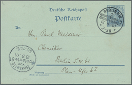 Thematik: Tiere-Zootiere / Animals-zoo Animals: 1901, Seltener Sonderstempel "BERLIN N.W. 7 POSTAMT - Autres & Non Classés