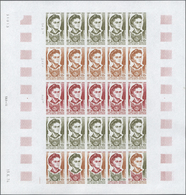 Thematik: Wissenschaft / Sciences: 1974, Afars And Issas. Lot Of 2 Different Color Proof Sheets Of 2 - Other & Unclassified