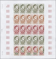 Thematik: Wissenschaft / Sciences: 1974, Afars And Issas. Lot Of 2 Different Color Proof Sheets Of 2 - Autres & Non Classés