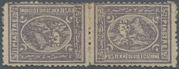 Ägypten: 1874 Third Printing (2nd "Bulâq" Issue) 2½pi. Violet, Perf 12½ X 13¼, HORIZONTAL TÊTE-BÊCHE - Sonstige & Ohne Zuordnung