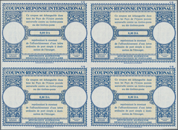 Algerien: 1960s (approx). International Reply Coupon 0,80 DA (London Type) In An Unused Block Of 4. - Lettres & Documents