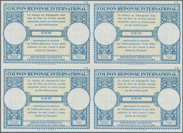 Algerien: 1960s (approx). International Reply Coupon 0,70 NF (London Type) In An Unused Block Of 4. - Briefe U. Dokumente