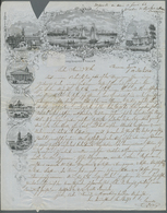 Argentinien: 1864 Illustrated Letter From Schwehr, Naef Y Ca., Buenos Aires Depicting Six Lithograph - Sonstige & Ohne Zuordnung