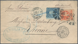 Argentinien: 1874, 5 C., 15 C. Tied Mute To Cover W. "BUENOS AIRES 30 ENE 74" Alongside, Endorsed "p - Autres & Non Classés