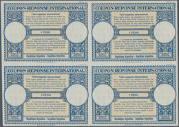 Argentinien - Ganzsachen: 1953. International Reply Coupon 1 Peso (London Type) In An Unused Block O - Ganzsachen