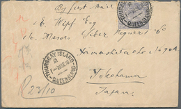Queensland: 1926/27: Three Covers From A German Visiting Different Countries, All Sent To E. Wipf In - Briefe U. Dokumente