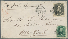 Brasilien: 1870, 100 (some Faluts) And 200 Reis (faults) On Ship Letter By "John Bramall" From PARA - Ungebraucht