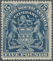 Britische Südafrika-Gesellschaft: 1901: 5 £ Blue Unused Without Gum, Fine. - Ohne Zuordnung