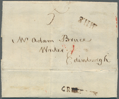 Canada: 1787, Ship Pletter From Halifax, Nova Scotia To Edinburgh, Scotland Taxed "5" With "SHIP" On - Ungebraucht
