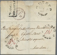 Canada: 1828, Folded Letter From "QUEBEC MAY 3 28" With "fleuron" Mark And "QUEBEC PAID" And "LIVERP - Neufs