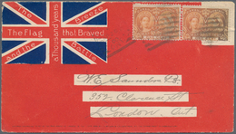 Canada: 1900, Patriotic Cover Showing Union Jack Franked With 1 Cent Jubilee Stampssent To London, O - Ungebraucht