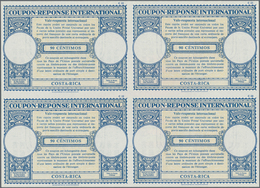 Costa Rica: 1961. International Reply Coupon 90 Centimos (London Type) In An Unused Block Of 4. Issu - Costa Rica