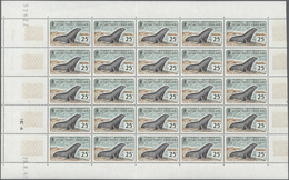 Französische Gebiete In Der Antarktis: 1960, Antarctic Animals (birds And Seals) Definitives Set Of - Briefe U. Dokumente