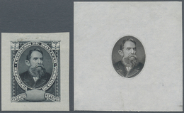 Kolumbien - Departamentos: Bolivar: 1898, Steel Die Essay Of Portrait Resp. Complete Stamp, Presumam - Colombie