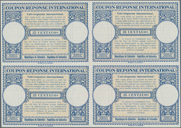 Kolumbien - Ganzsachen: 1947. International Reply Coupon 25 Centavos (London Type) In An Unused Bloc - Kolumbien