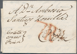 Mexiko: 1810, Entire Folded Letter W. Dateline "Vera Cruz Mayo 14 810" To Cadiz/Spain, Endorsed "Gol - Mexico