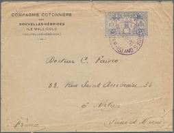 Neue Hebriden: 1936. Envelope (creased, Folded, Parts Of Flap Missing) Written From Mallicolo Lsland - Sonstige & Ohne Zuordnung