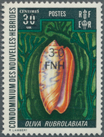 Neue Hebriden: 1977, French Value Definitive Issue Conches 30 FNH On 30c. ‚Oliva Rubrolabiata‘, Mint - Sonstige & Ohne Zuordnung