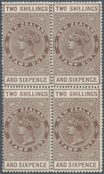 Neuseeland - Stempelmarken: 1903-30 Postal Fiscal Stamp QV 2s6d. Grey-brown, Watermark Mult NZ Over - Steuermarken/Dienstmarken