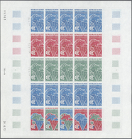 Niger: 1972. Complete Issue "Europafrica - Economic Organization" (1 Value) In 1 Color Proof Sheet O - Other & Unclassified