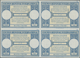 Ruanda-Urundi: 1961. International Reply Coupon 7.- Fr. (London Type) In An Unused Block Of 4. Issue - Sonstige & Ohne Zuordnung
