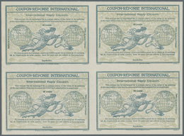 Seychellen: Design "Rome" 1906 International Reply Coupon As Block Of Four 18 C. Seychelles. This Bl - Seychellen (...-1976)