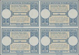 Südafrika - Ganzsachen: 1947. International Reply Coupon 5d (London Type) In An Unused Block Of 4. I - Autres & Non Classés