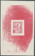 Tunesien: 1931, Definitives "Views Of Morocco", Design "Mosquee Halfaouine", Archive Proof In Rose-r - Briefe U. Dokumente