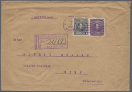 Venezuela: 1923, 50 C., 1 C. Tied "MARACAIBO 22 DIC 1922" To Registered Cover To Vienna. On Reverse - Venezuela