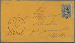 Vereinigte Staaten Von Amerika: 1861. Envelope (minor Opening Faults) Addressed To England Bearing S - Lettres & Documents