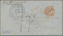 Vereinigte Staaten Von Amerika - Militärpost / Feldpost: 1855, CRIMEAN WAR: Envelope Sent From BALTI - Other & Unclassified