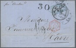 Vereinigte Staaten Von Amerika - Transatlantik-Mail: 1859, Entire Folded Letter (duplicate) New Orle - Autres & Non Classés