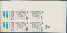 Vereinte Nationen - New York: 1989, World Bank 25c. 'Energy' In Six Different Imperforate PROGRESSIV - Sonstige & Ohne Zuordnung