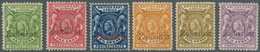 Zanzibar: 1896, British East Africa QV With Opt. ‚Zanzibar‘ Complete Set Of Six Mint Hinged Or Witho - Zanzibar (...-1963)