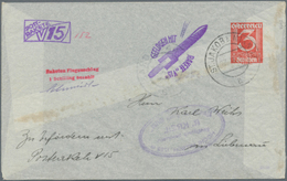 Raketenpost: 1933, Österreich: Schmiedl, Versuchsrakete V15, 3 Gr Rot Privat-GA-Umschlag, Weisses Pa - Autres & Non Classés