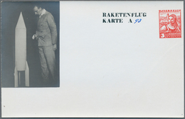 Raketenpost: 1935, Österreich: Schmiedl, Notverordnungs-Rakete N2, Komplette Serie Mit 6 Verschieden - Sonstige & Ohne Zuordnung