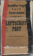 Zeppelinpost Deutschland: 1908, LZ 4, ZEPPELIN MAIL DROPPING BAG. Multiple One Line "Werft-Seemoos". - Poste Aérienne & Zeppelin