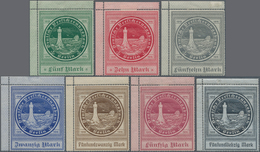 Deutsche Schiffspost - Seepostmarken: 1916, Ozeanreederei, 5 M Bis 75 M, 7 Verschiedene Werte, Einhe - Sonstige & Ohne Zuordnung