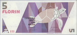 Aruba: Official Collectors Book Issued By The Central Bank Of Aruba Commemorating The First Banknote - Aruba (1986-...)