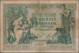 Austria / Österreich: Österreichisch-Ungarische Bank 100 Kronen 1902, Highly Rare Note In Great Orig - Autriche