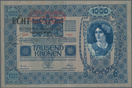 Austria / Österreich: 1000 Kronen 1902 Oesterreichisch-ungarische Bank 02.01.1902 (1919), Revalidati - Austria