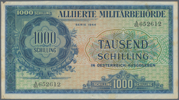 Austria / Österreich: 100 Schillings 1944 P. 111, Used With Light Folds In Paper, Minor Split At Upp - Oostenrijk