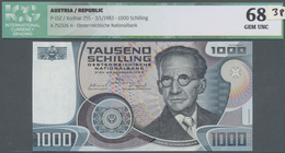 Austria / Österreich: 1000 Schilling 03.01.1983 P. 152, Portrait "Erwin Schrödinger", S/N A752326H, - Autriche