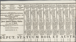 Austria / Österreich: 250 Gulden 1761 Obligation Vienna, PR W3a), Complete Sheet In Condition: XF. - Autriche