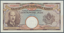 Bulgaria / Bulgarien: 500 Leva 1938 P. 55, Only Light Center Fold And Light Handling In Paper, No Ho - Bulgaria