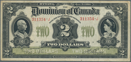 Canada: Dominion Of Canada 2 Dollars 1914 With Text "WILL PAY ..." Curved Above Center And Signature - Canada