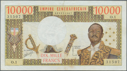 Central African Republic / Zentralafrikanische Republik: 10.000 Francs ND Bokassa P. 9, Lightly Used - República Centroafricana